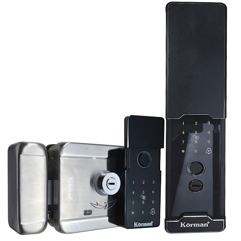 Khóa cổng vân tay chống nước Korman GA111