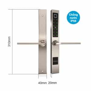 Trang chủ 77 Khóa cửa nhôm AL118 màu bạc